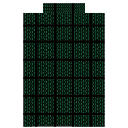 Rectangle w/Center End Step